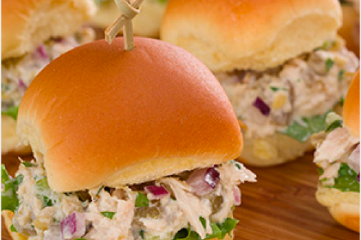 Tuna Slider with Green Chiles