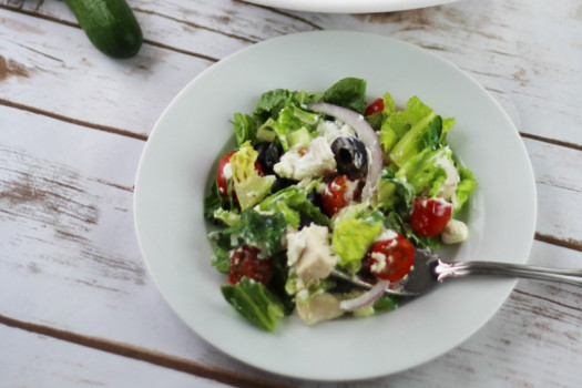 Greek Salad with Chicken