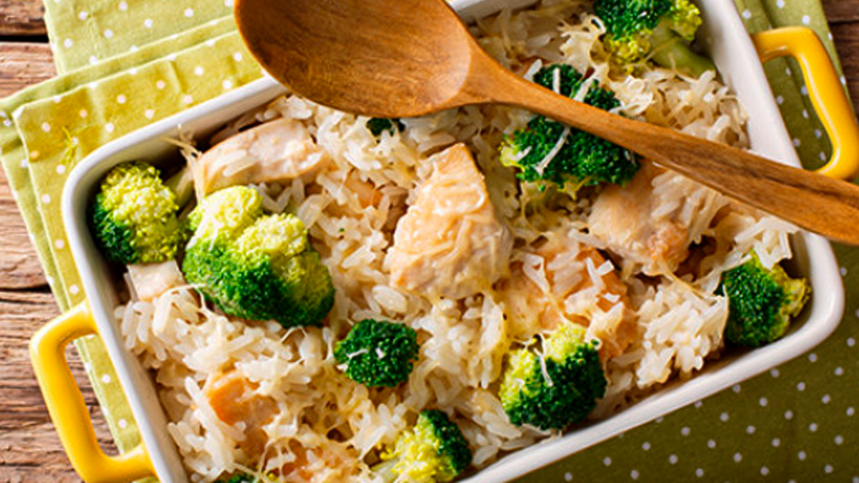 September is National Chicken Month! Enjoy this easy to make, Chicken and Broccoli Bake.