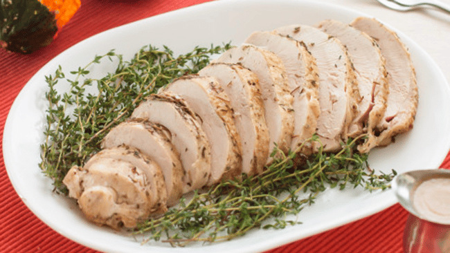 Roast Turkey Breast with Rosemary, Sage, and Thyme