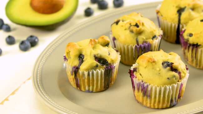 Avocado Blueberry - Avo-Berry Muffins