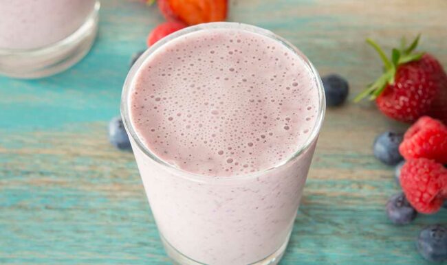 Triple Berry Protein Smoothie