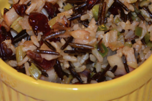 Apple-Sage Wild Rice Stuffing