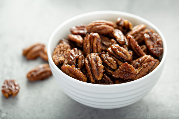 Heart-Healthy Maple-Spiced Pecans