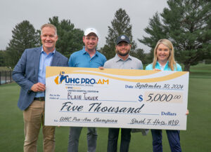 UHC Pro-Am Winner Check Presentation